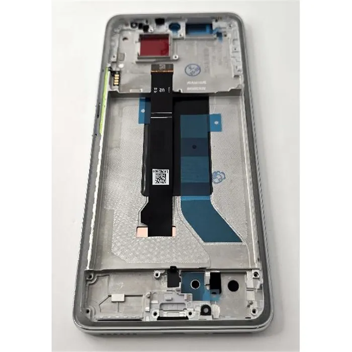 Pantalla lcd para Xiaomi Redmi Note 14 Pro 4G Redmi Note 14 Pro 5G mas tactil negro con marco plata calidad premium