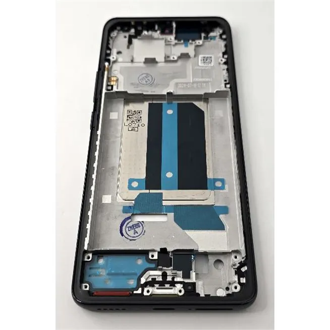 Carcasa o marco frontal negro para Xiaomi Redmi Note 14 Pro Plus 5G 