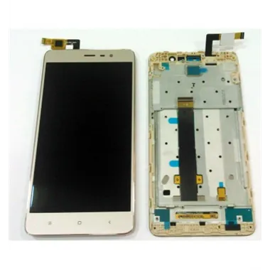 Xiaomi redmi note 3 / redmi note 3 pro pantalla lcd + tactil dorado + marco premium