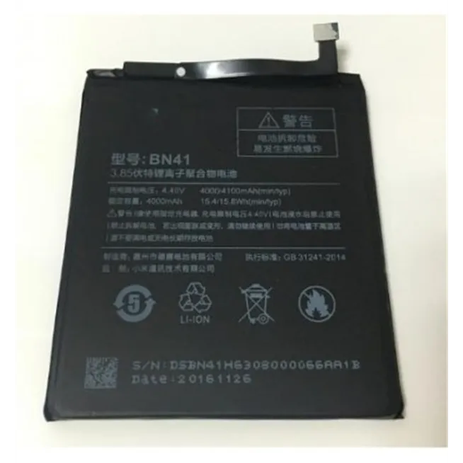 Batería Premium BN41 Xiaomi Redmi Note 4 4000mAh