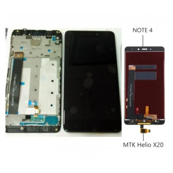 Xiaomi Redmi Note 4 pantalla lcd + tactil negro + marco premium Version 1 Helio