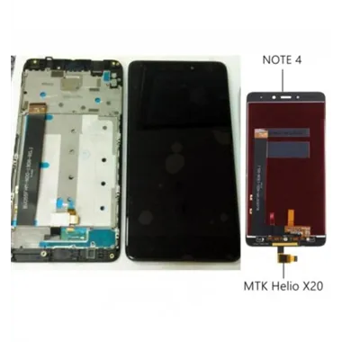Xiaomi Redmi Note 4 pantalla lcd + tactil negro + marco premium Version 1 Helio
