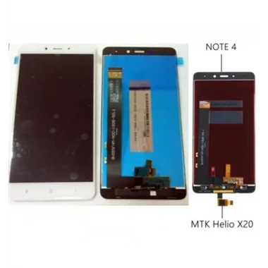 Xiaomi Redmi Note 4 Note 4 Pro pantalla lcd + tactil blanco premium Versión 1 Helio