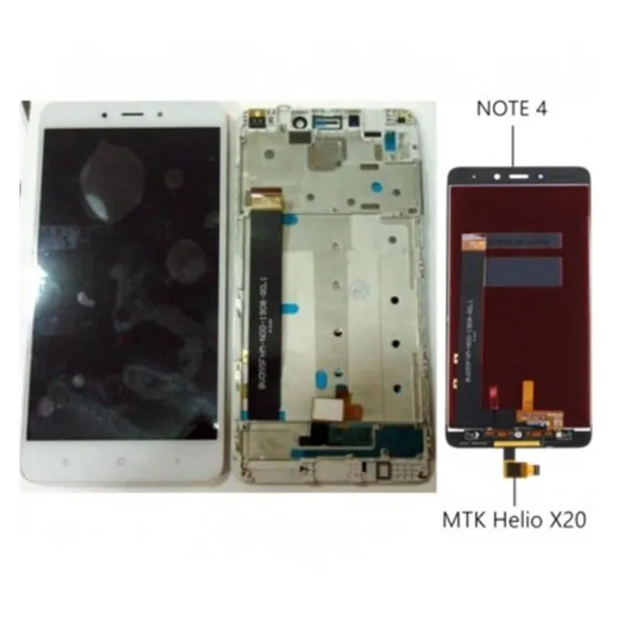 Xiaomi Redmi Note 4 pantalla lcd + tactil blanco + marco premium Versión 1 Helio