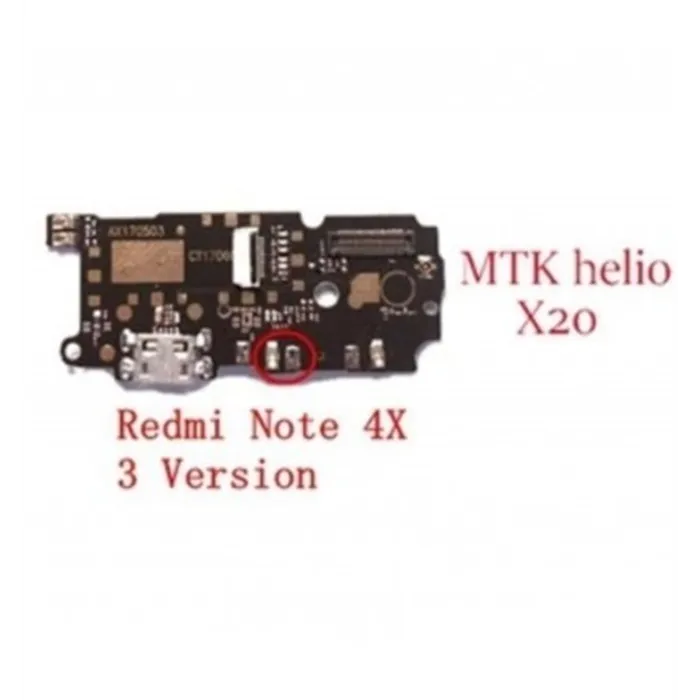 Xiaomi Redmi Note 4x MTK helio X20 flex puerto carga premium