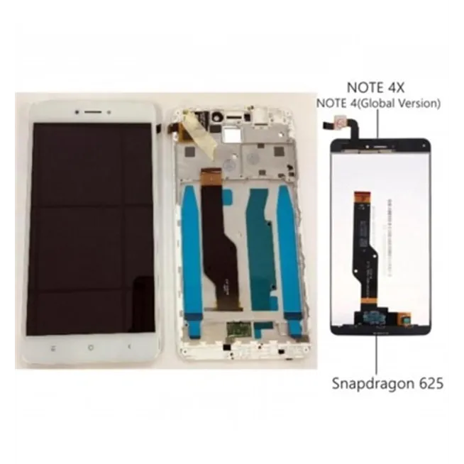 Xiaomi  Redmi Note 4X Note 4 Global Version pantalla lcd + tactil blanco + marco premium