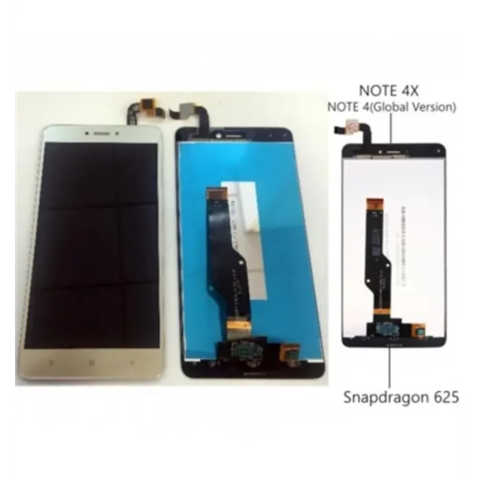 Xiaomi Redmi Note 4X Note 4 Global Version pantalla lcd + tactil dorada premium