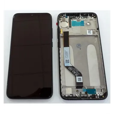 Xiaomi Redmi Note 7 pantalla lcd + tactil negro + marco negro premium