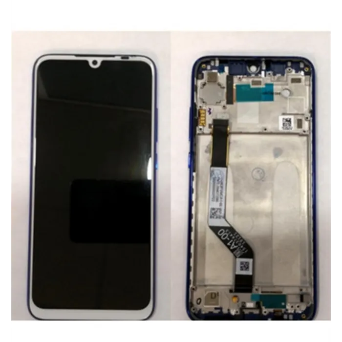 Pantalla LCD para Xiaomi Redmi Note 7 Red Rice Note 7 mas tactil blanco mas marco azul