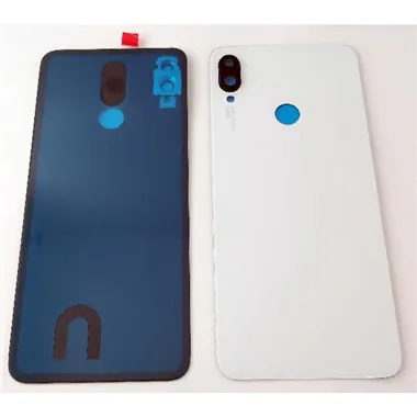 Tapa trasera o tapa bateria blanca para Xiaomi Redmi Note 7 con lente de camara