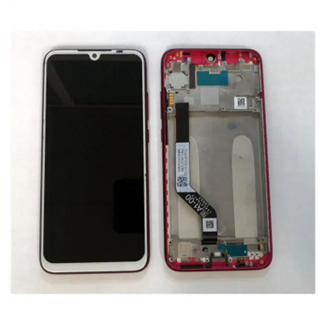 Pantalla LCD Premium para Xiaomi Redmi Note 7 mas tactil blanco mas marco rojo