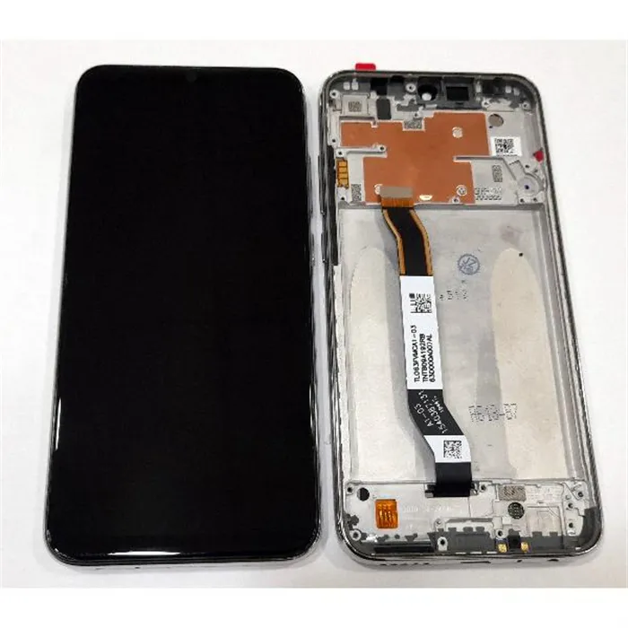 Pantalla LCD para Xiaomi Redmi Note 8 M1908C3JH M1908C3JG M1908C3JI mas tactil negro mas marco blanco
