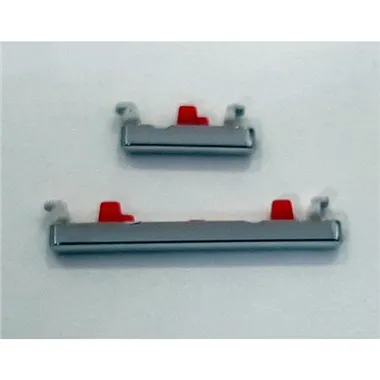 Set 2 botones platas para Xiaomi Redmi Note 8 M1908C3JH M1908C3JG M1908C3JI calidad premium