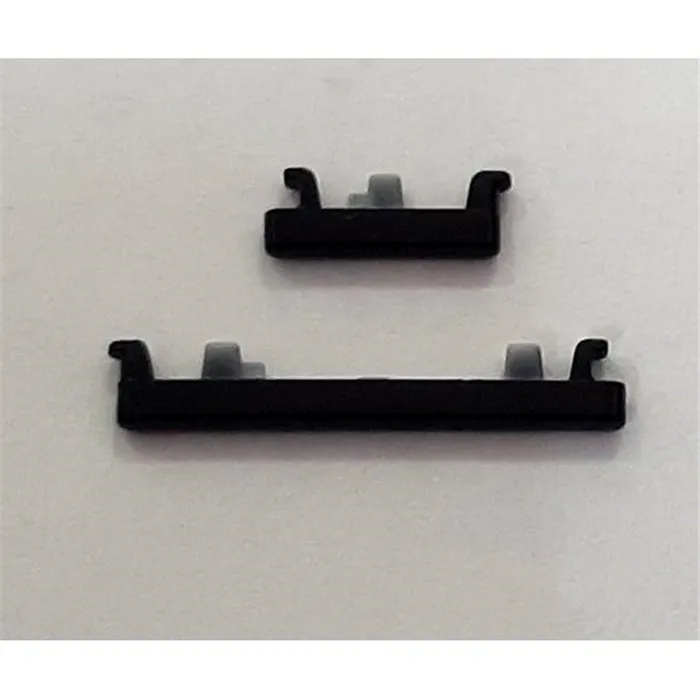 Set 2 botones negros para Xiaomi Redmi Note 8 M1908C3JH M1908C3JG M1908C3JI calidad premium