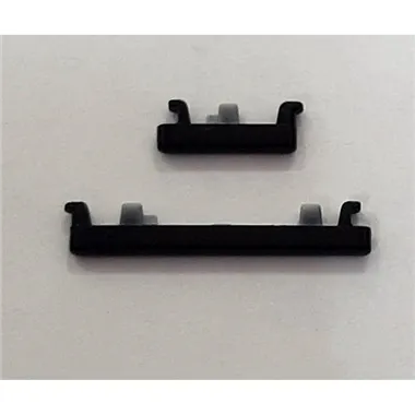 Set 2 botones negros para Xiaomi Redmi Note 8 M1908C3JH M1908C3JG M1908C3JI calidad premium