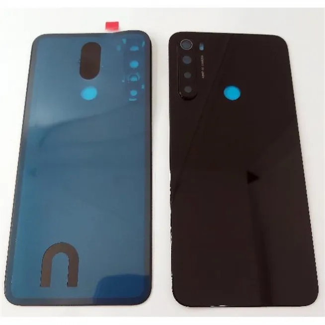 Tapa trasera o tapa bateria negra para Xiaomi Redmi Note 8 con lente de camara