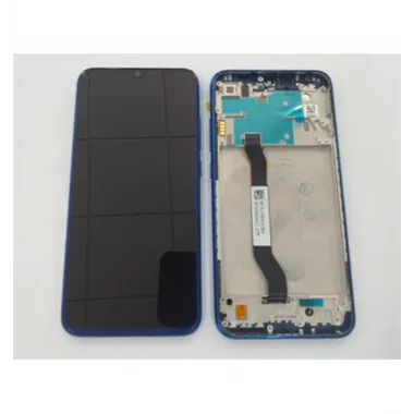 Pantalla LCD para Xiaomi Redmi Note 8 mas tactil negro mas marco azul