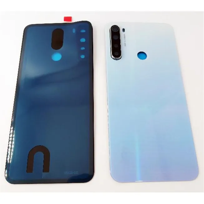 Tapa trasera o tapa bateria blanca para Xiaomi Redmi Note 8 con lente de camara