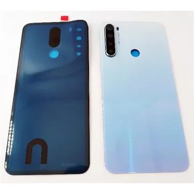 Tapa trasera o tapa bateria blanca para Xiaomi Redmi Note 8 con lente de camara