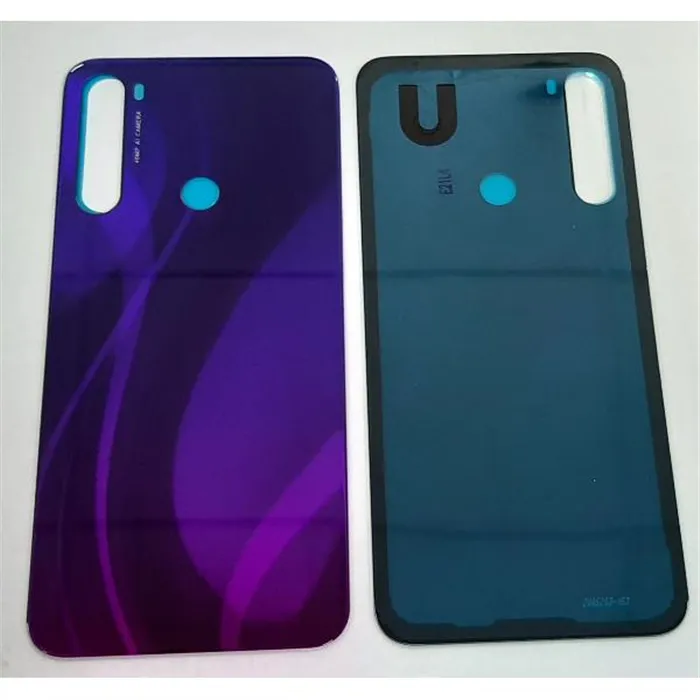 Tapa trasera o tapa bateria purpura para Xiaomi Redmi Note 8 CSL