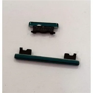 Set 2 botones verdes para Xiaomi Redmi note 8 Pro calidad premium