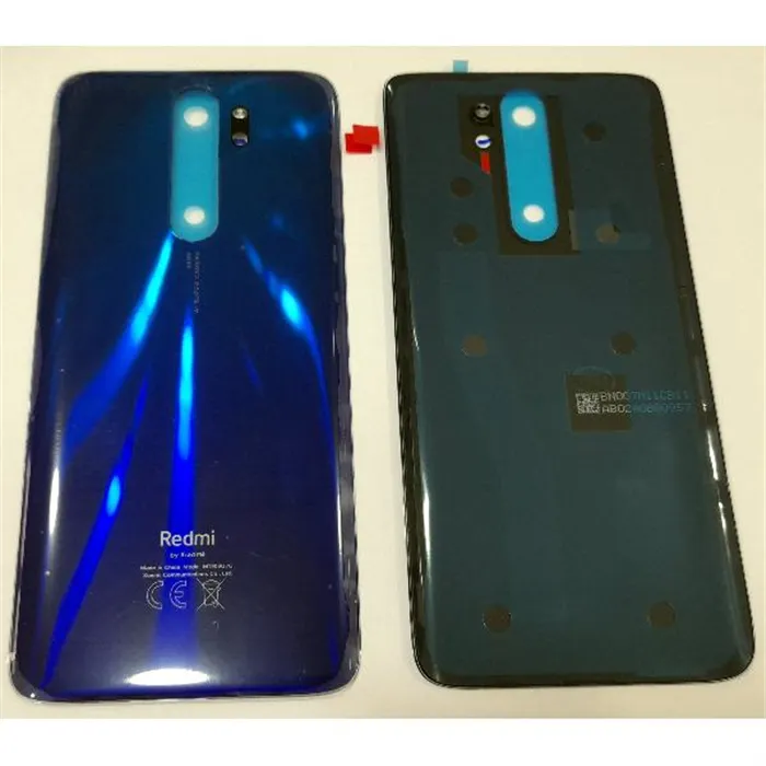 Tapa trasera o tapa batería azul para Xiaomi Redmi Note 8 Pro 55050000251L Service Pack Premium