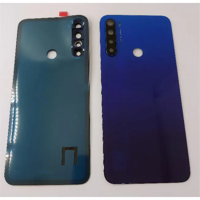 Tapa trasera o tapa bateria azul para Xiaomi Redmi Note 8T con lente de camara