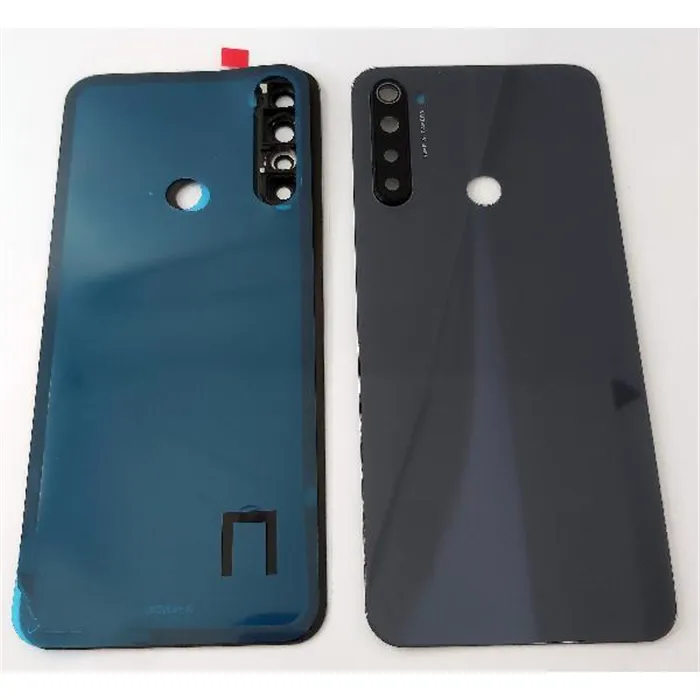 Tapa trasera o tapa bateria negra para Xiaomi Redmi Note 8T con lente de camara