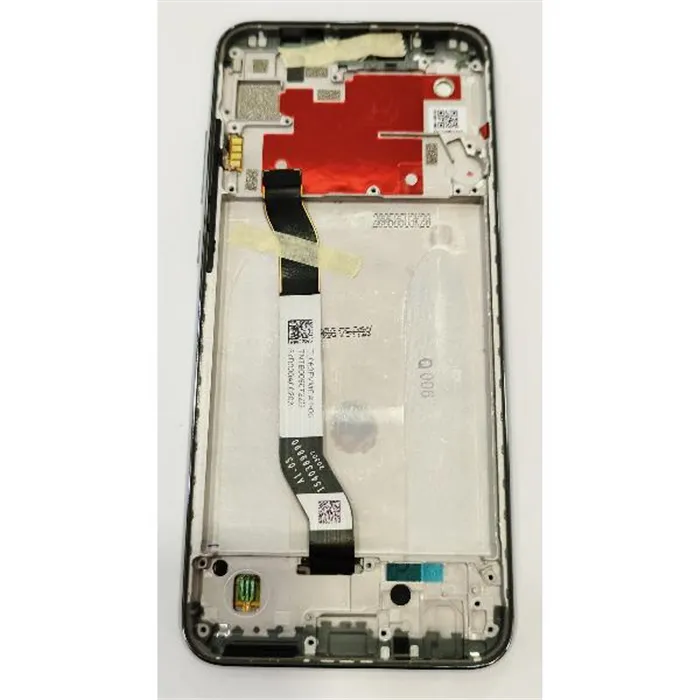 Pantalla lcd para Xiaomi Redmi Note 8T mas tactil negro con marco blanco 5600020C3X00 Service Pack