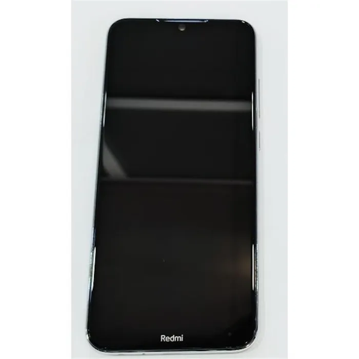 Pantalla lcd para Xiaomi Redmi Note 8T mas tactil negro con marco blanco 5600020C3X00 Service Pack