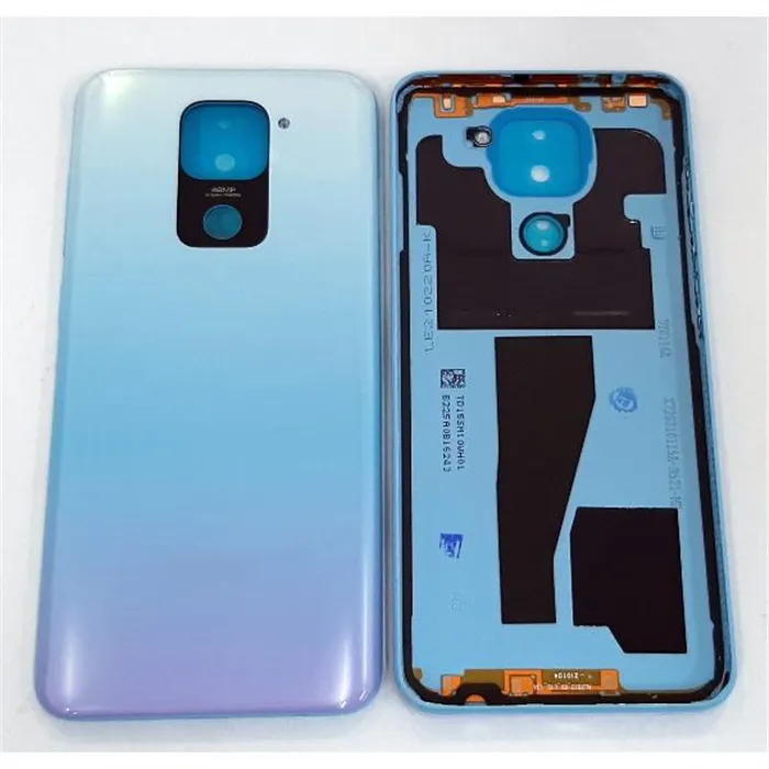 Tapa trasera o tapa bateria azul claro para Xiaomi Redmi Note 9