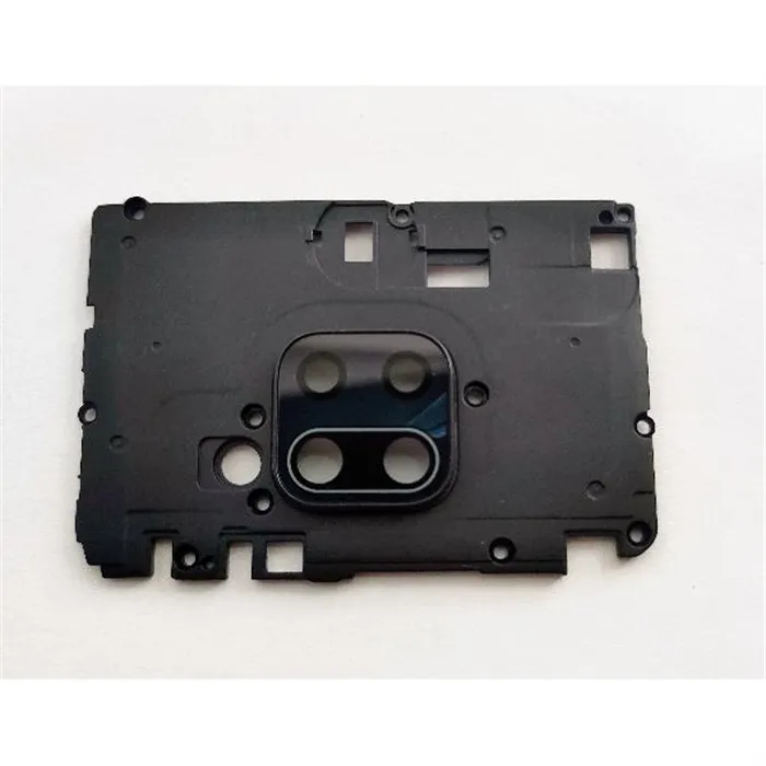 Carcasa sujecion mas cubierta camara negra para Xiaomi Redmi Note 9 calidad premium