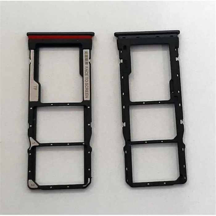 Soporte o bandeja dual sim negra para Xiaomi Redmi Note 9 5G calidad premium
