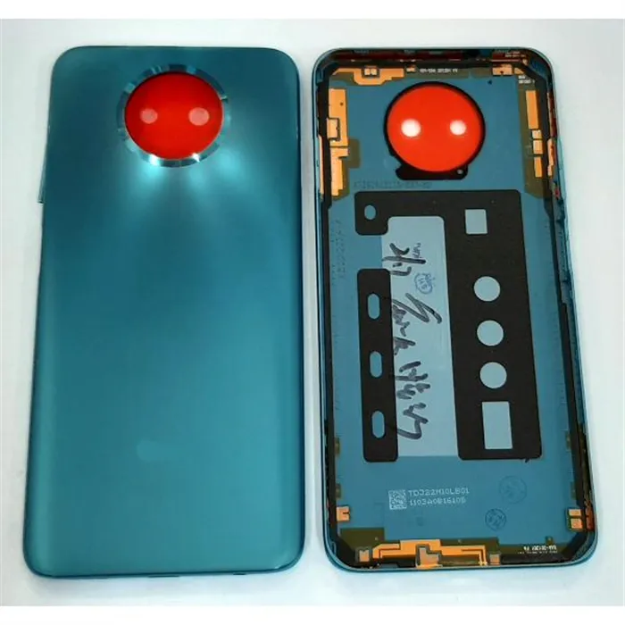 Tapa trasera o tapa bateria azul para Xiaomi Redmi Note 9 5G