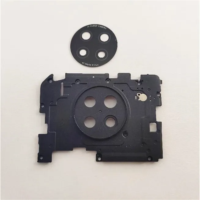 Carcasa sujecion mas cubierta camara negra para Xiaomi Redmi Note 9 5G calidad premium