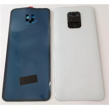 Tapa trasera o tapa bateria blanca para Redmi Note 9 Pro con lente de camara