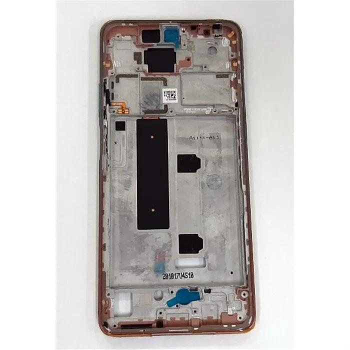 Carcasa central o marco azul para Xiaomi Mi 10T Lite 5g Redmi Note 9 Pro 5G calidad premium