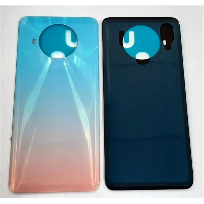 Tapa trasera o tapa bateria azul/rosa para Xiaomi Redmi Note 9 Pro 5G