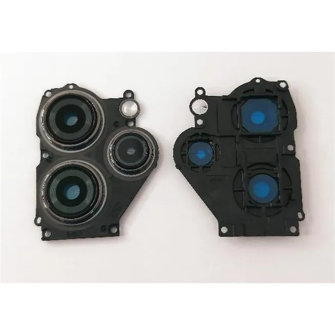 Lente de camara con marco negro para Xiaomi Redmi 12 calidad premium