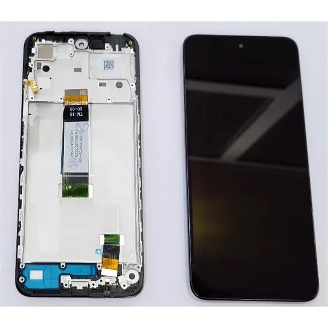 Pantalla lcd para Xiaomi Redmi 12 Xiaomi Redmi 12 5G mas tactil negro con marco negro compati