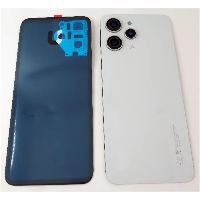 Tapa trasera o tapa bateria blanca para Xiaomi Redmi 12 mas lente de camara