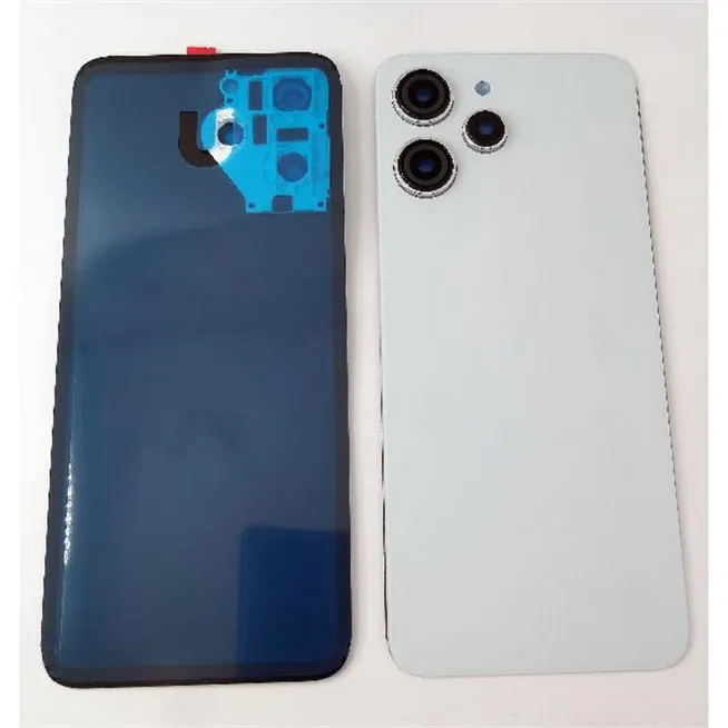 Tapa trasera o tapa bateria blanca para Xiaomi Redmi 12 con lente de camara CSL