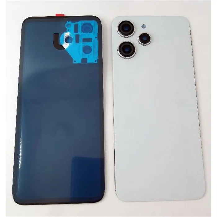 Tapa trasera o tapa bateria blanca para Xiaomi Redmi 12 con lente de camara CSL