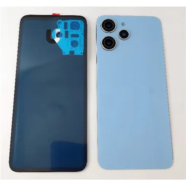 Tapa trasera o tapa bateria azul para Xiaomi Redmi 12 con lente de camara CSL