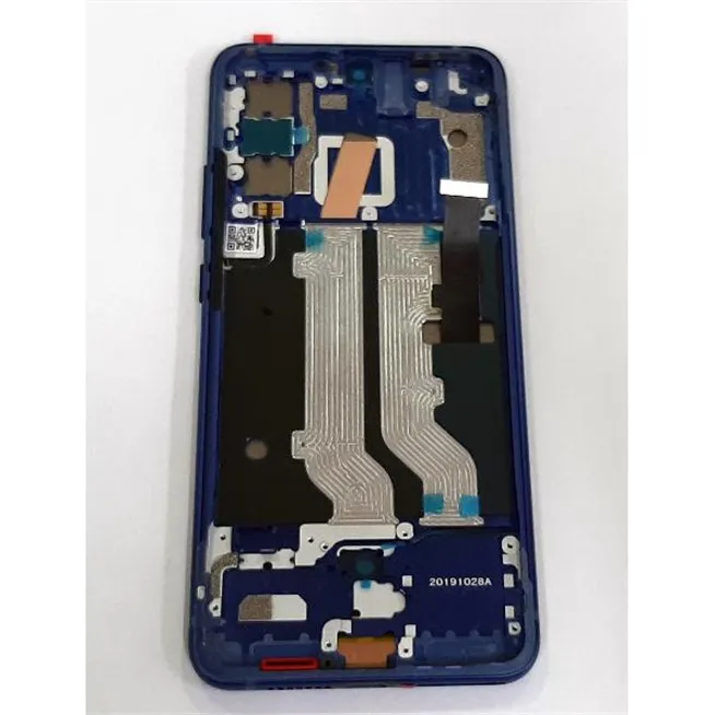 Pantalla lcd para ZTE Axon 11 5G mas tactil negro mas marco azul calidad premium