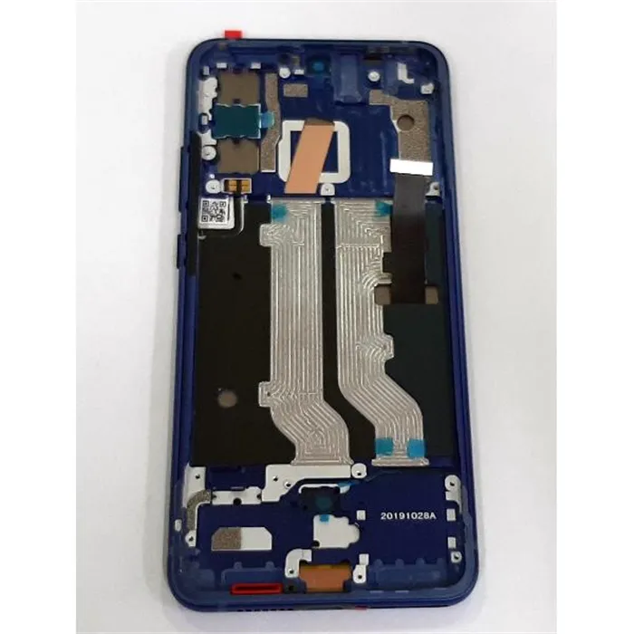 Pantalla lcd para ZTE Axon 11 5G mas tactil negro mas marco azul calidad premium