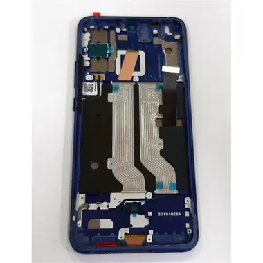 Pantalla lcd para ZTE Axon 11 5G mas tactil negro mas marco azul calidad premium