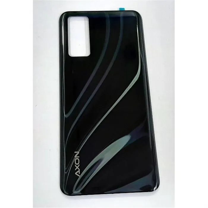 tapa trasera o tapa bateria negra para zte axon 20 4g zte axon 20 5g calidad premium