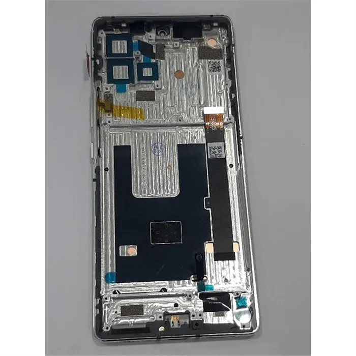 Pantalla lcd para ZTE Axon 30 Ultra mas tactil negro mas marco plata calidad premium