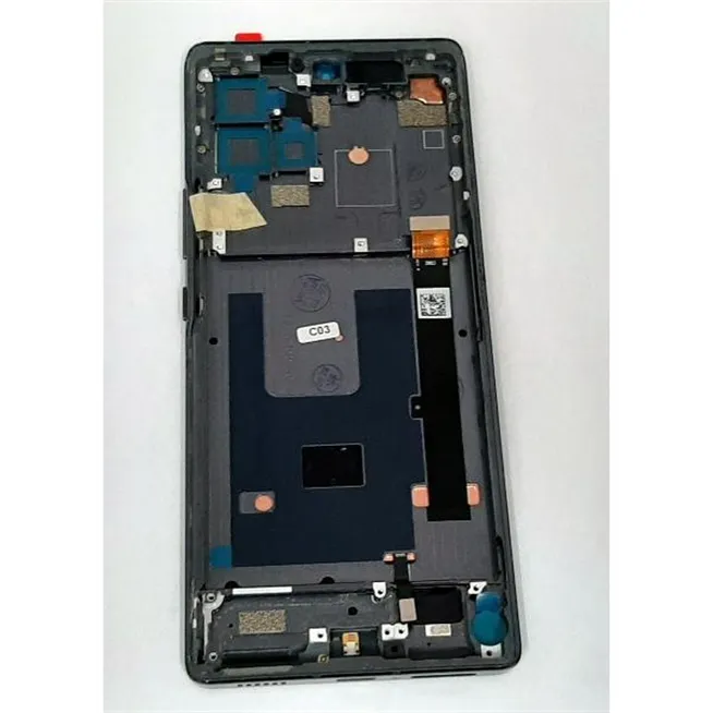 Pantalla lcd para ZTE Axon 30 Ultra mas tactil negro mas marco negro calidad premium